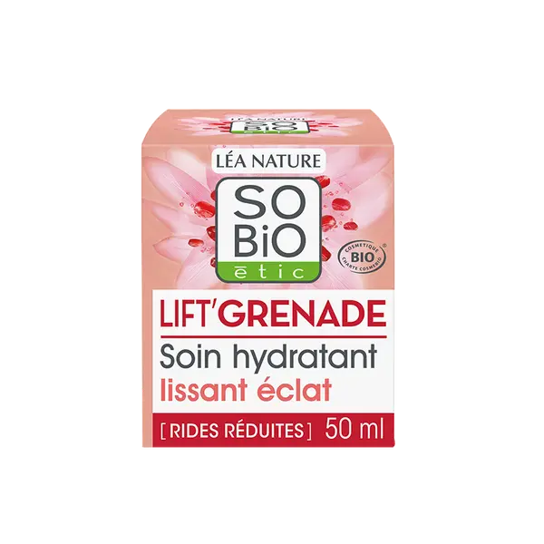 Разглаживающий и осветляющий крем для лица против морщин, 50 мл So'Bio Etic Lift grenade
Разглаживающий и осветляющий крем для лица против морщин, 50 мл So'Bio Etic Lift grenade