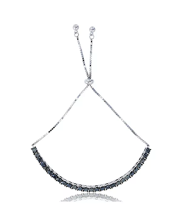 Теннисный браслет-боло с черной шпинелью, регулируемый, из стерлингового серебра Macy'S, black
Теннисный браслет-боло с черной шпинелью, регулируемый, из стерлингового серебра Macy'S, black