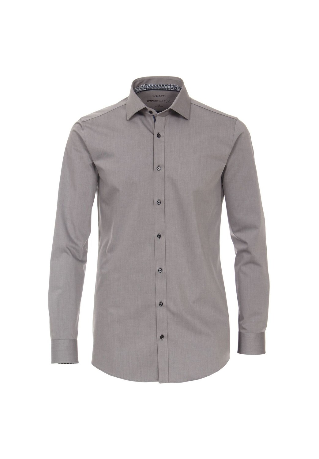 Мужская деловая рубашка однотонного кроя Venti, серый
Мужская деловая рубашка однотонного кроя Venti, серый