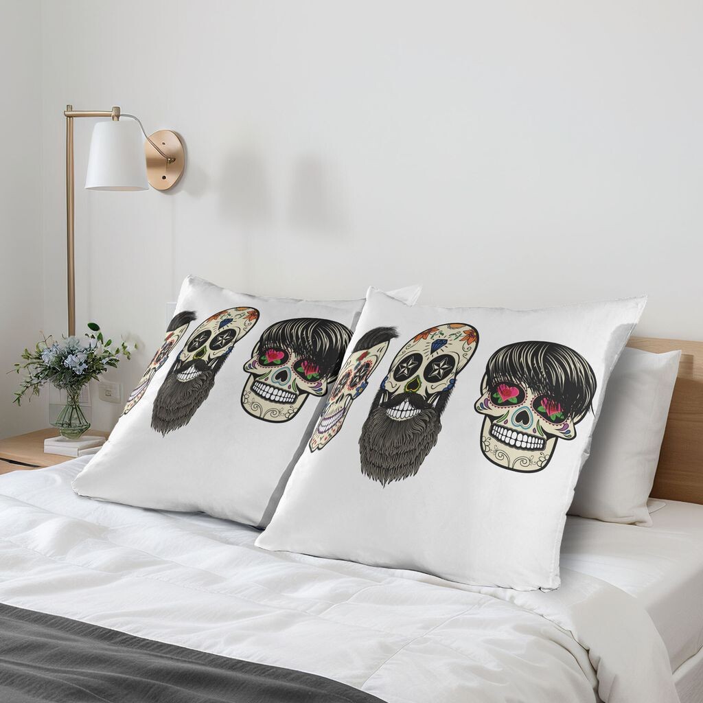 ABAKUHAUS Day of the Dead Чехлы на подушку, набор из 2 шт., человеческие головы с черепами и счастливыми лицами, цветочный и геометрический принт в форме глаз, чехол для подушки с декоративным принтом, 80 x 80 см, многоцветный
ABAKUHAUS Day of the Dead Чехлы на подушку, набор из 2 шт., человеческие головы с черепами и счастливыми лицами, цветочный и геометрический принт в форме глаз, чехол для подушки с декоративным принтом, 80 x 80 см, многоцветный