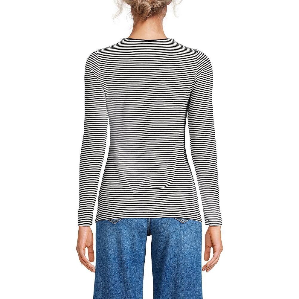 Женский топ Lands' End с круглым вырезом и длинными рукавами, цвет Black Micro Stripe
Женский топ Lands' End с круглым вырезом и длинными рукавами, цвет Black Micro Stripe