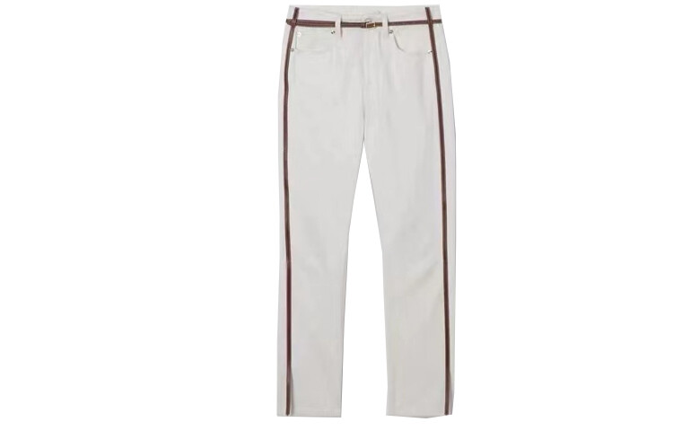 Джинсы женские Burberry с полосками, белый
Джинсы женские Burberry с полосками, белый