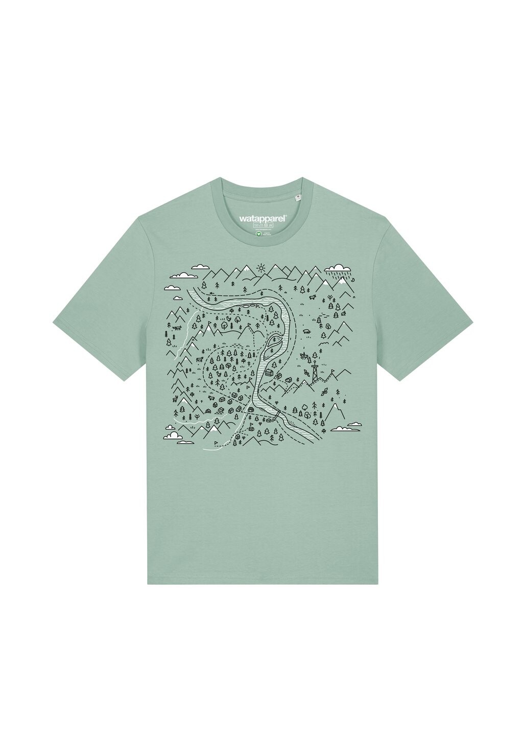 Футболка с принтом LANDSCHAFT watapparel, бирюзовый
Футболка с принтом LANDSCHAFT watapparel, бирюзовый