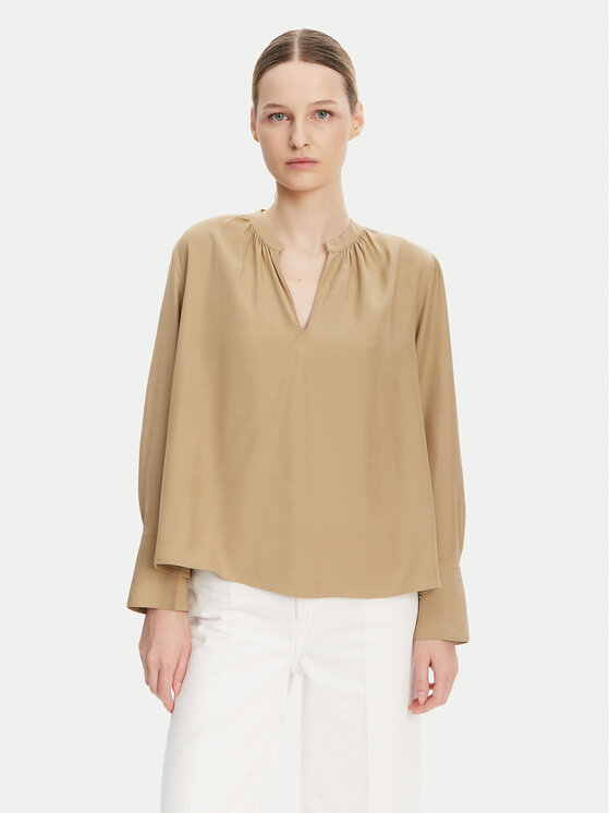 Блузка обычного кроя WW0WW44049 Tommy Hilfiger, бежевый
Блузка обычного кроя WW0WW44049 Tommy Hilfiger, бежевый