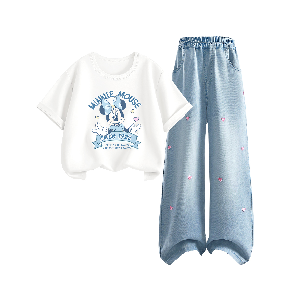 Детская повседневная спортивная одежда Disney, светло-голубой
Детская повседневная спортивная одежда Disney, светло-голубой