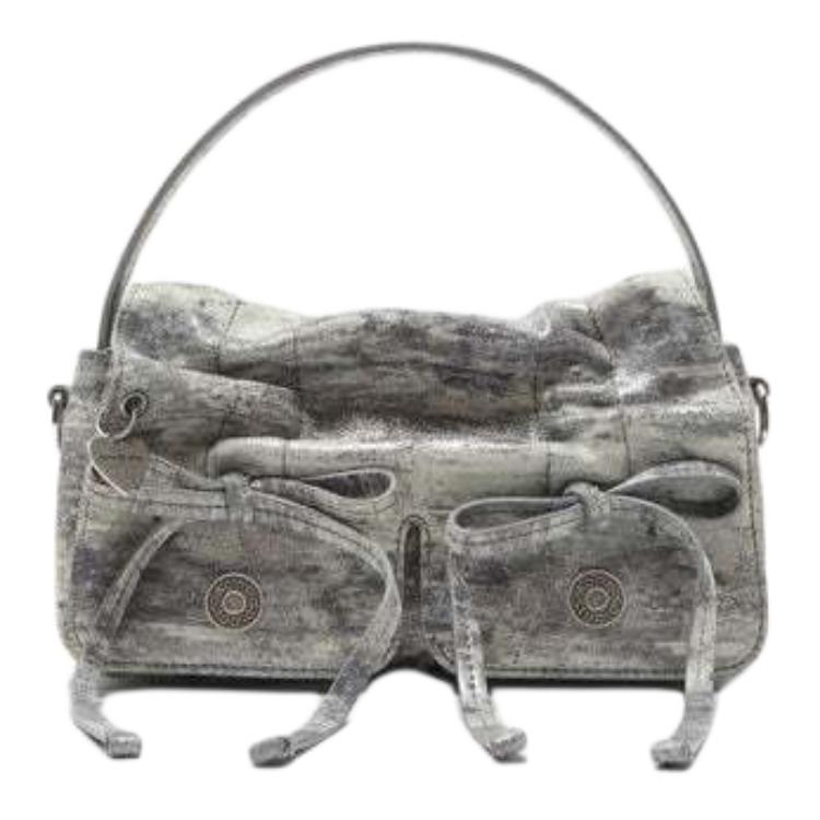 Acne Studios Кожаная сумка через плечо женская микросерая
Acne Studios Кожаная сумка через плечо женская микросерая