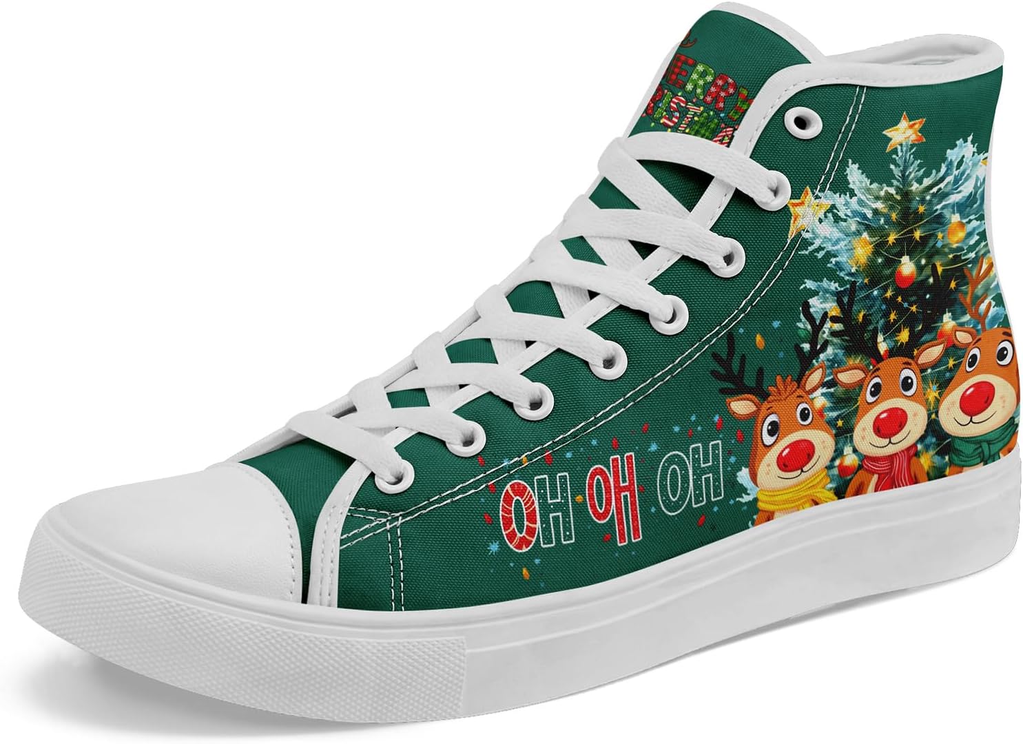 Рождественские высокие кеды из ткани для женщин и мужчин, праздничный подарок, удобные стильные плоские кроссовки для прогулок Awsole, белый/красный/зеленый/коричневый
Рождественские высокие кеды из ткани для женщин и мужчин, праздничный подарок, удобные стильные плоские кроссовки для прогулок Awsole, белый/красный/зеленый/коричневый