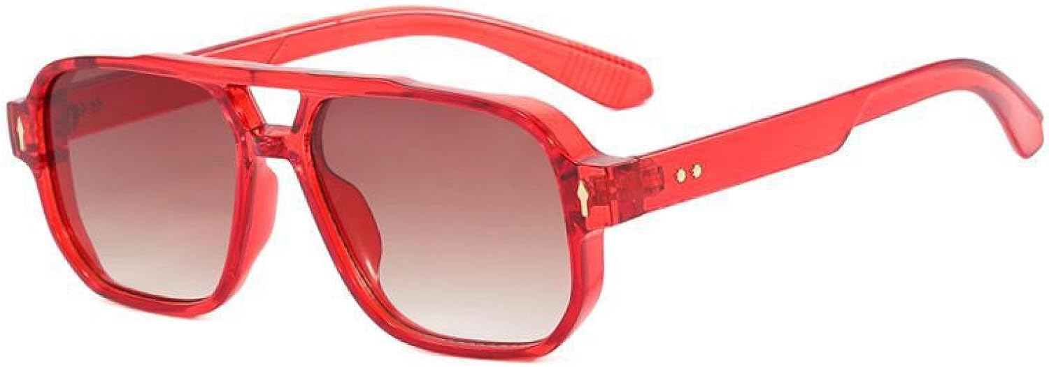 Роскошные солнцезащитные очки в крупной оправе для женщин и мужчин, в винтажном стиле панк с заклепками, популярные для активного отдыха, с защитой от УФ-излучения UV400 TYUVIVO, Red Tea
Роскошные солнцезащитные очки в крупной оправе для женщин и мужчин, в винтажном стиле панк с заклепками, популярные для активного отдыха, с защитой от УФ-излучения UV400 TYUVIVO, Red Tea