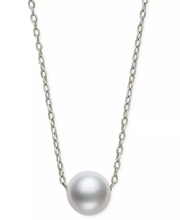 Ожерелье с подвеской из культивированного пресноводного жемчуга (7 мм), 16 дюймов + удлинитель 2 дюйма Belle De Mer, silver
Ожерелье с подвеской из культивированного пресноводного жемчуга (7 мм), 16 дюймов + удлинитель 2 дюйма Belle De Mer, silver