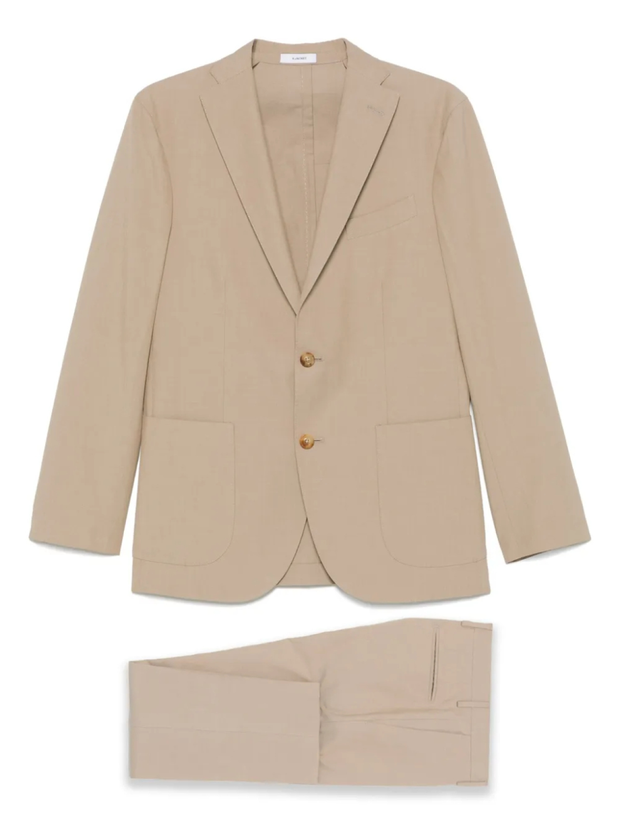 Костюм с однобортным пиджаком Boglioli, нейтральный
Костюм с однобортным пиджаком Boglioli, нейтральный