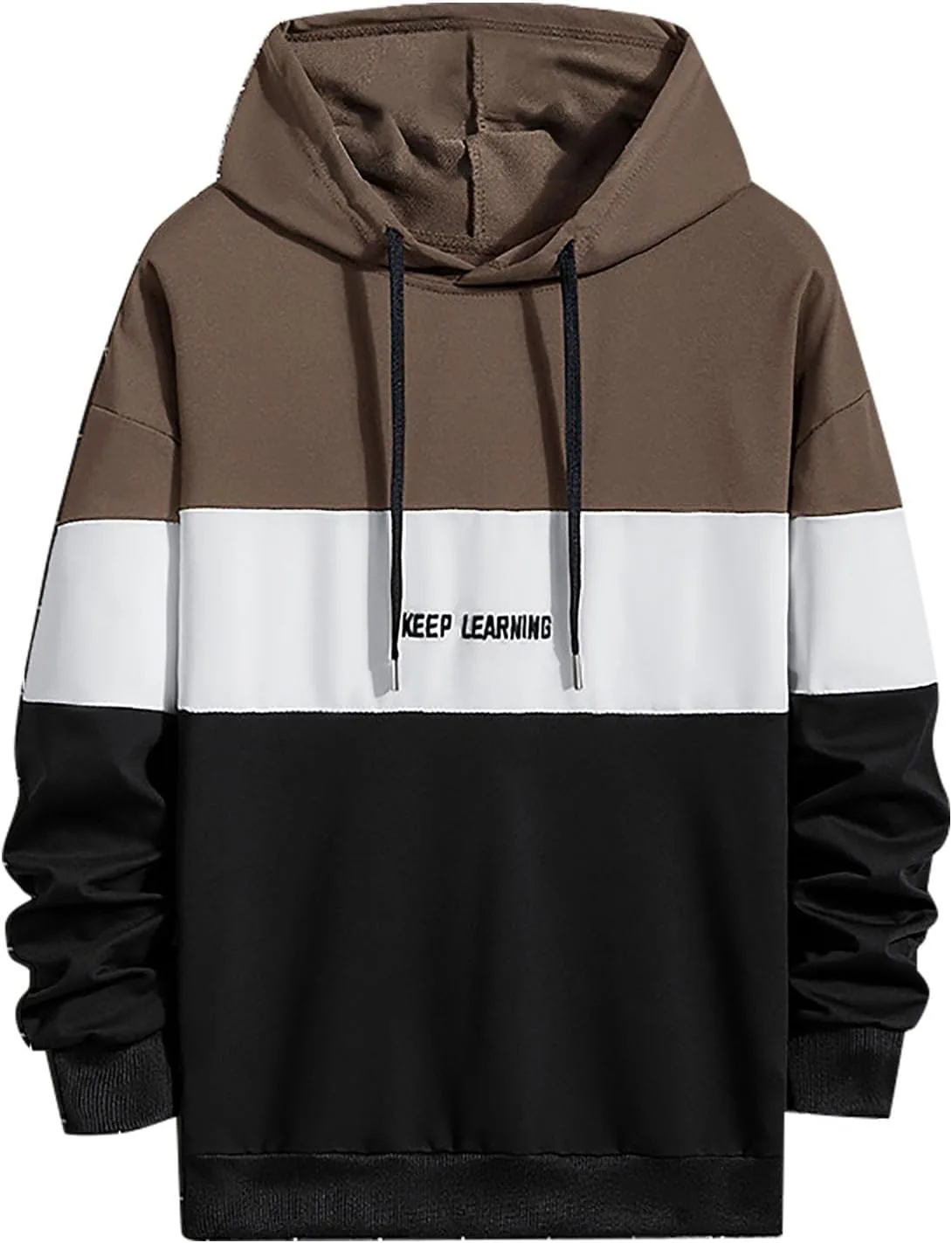 Толстовка с капюшоном для мужчин, цветной блок, свободный крой
Толстовка с капюшоном для мужчин, цветной блок, свободный крой