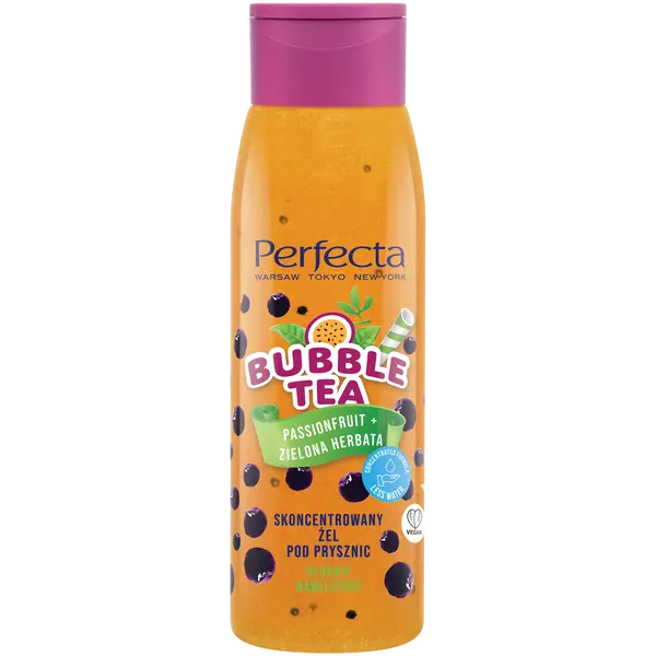 Концентрированный гель для душа с маракуйей, 400 мл Perfecta Bubble tea
Концентрированный гель для душа с маракуйей, 400 мл Perfecta Bubble tea