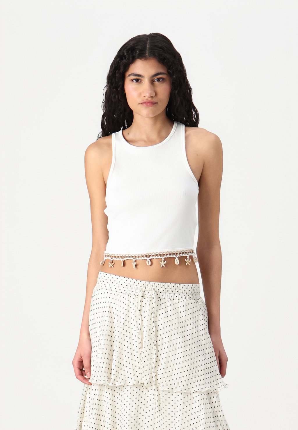 Топ ONLSHELLY LIFE ONLY, кремовый
Топ ONLSHELLY LIFE ONLY, кремовый