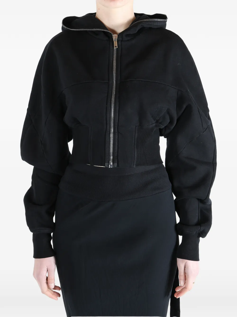 Толстовка на молнии Rick Owens Drkshdw, черный
Толстовка на молнии Rick Owens Drkshdw, черный