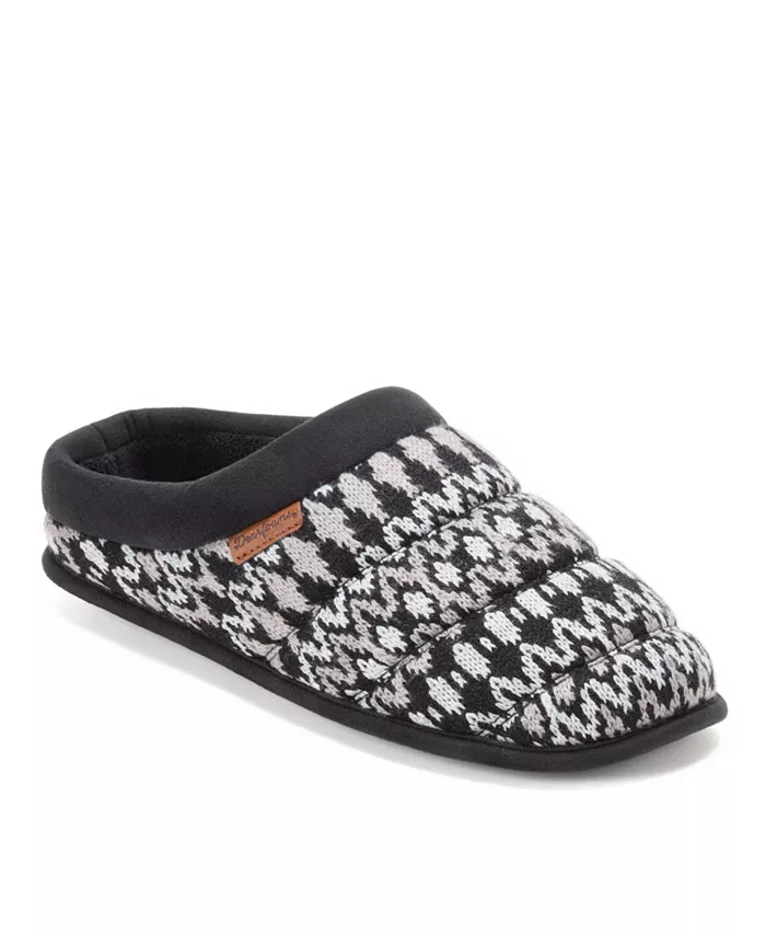 Мужские домашние тапочки Asher Marled Knit Clog Dearfoams, черный
Мужские домашние тапочки Asher Marled Knit Clog Dearfoams, черный