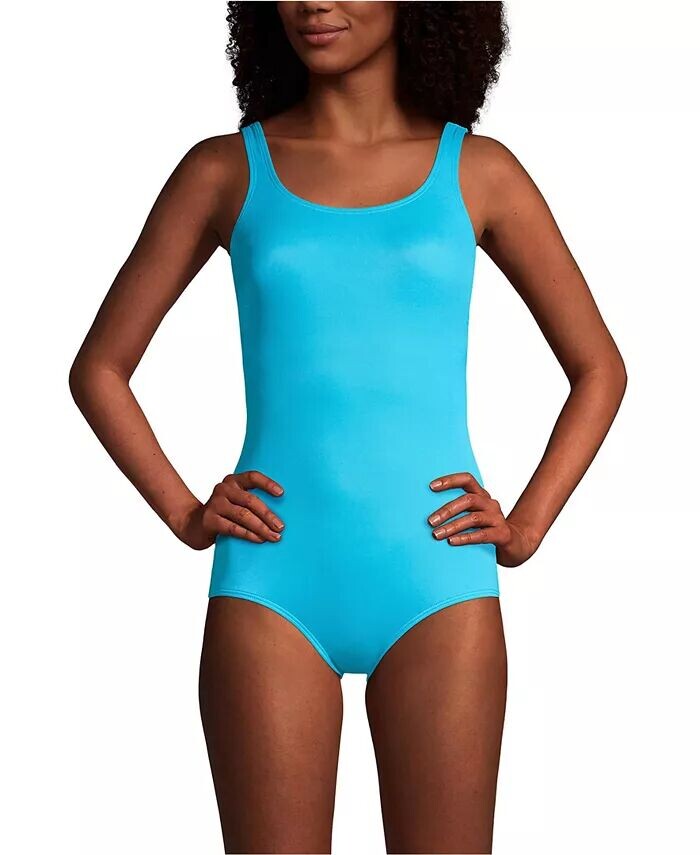 Женский длинный круглый вырез, мягкий, без застежек, спортивный, цельный купальник Lands' End, синий
Женский длинный круглый вырез, мягкий, без застежек, спортивный, цельный купальник Lands' End, синий