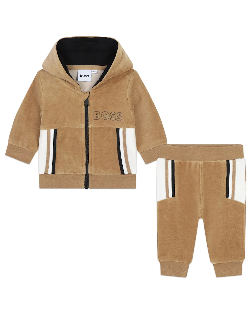 Коричневый детский спортивный костюм с капюшоном BOSS Kidswear, светло-коричневый
Коричневый детский спортивный костюм с капюшоном BOSS Kidswear, светло-коричневый