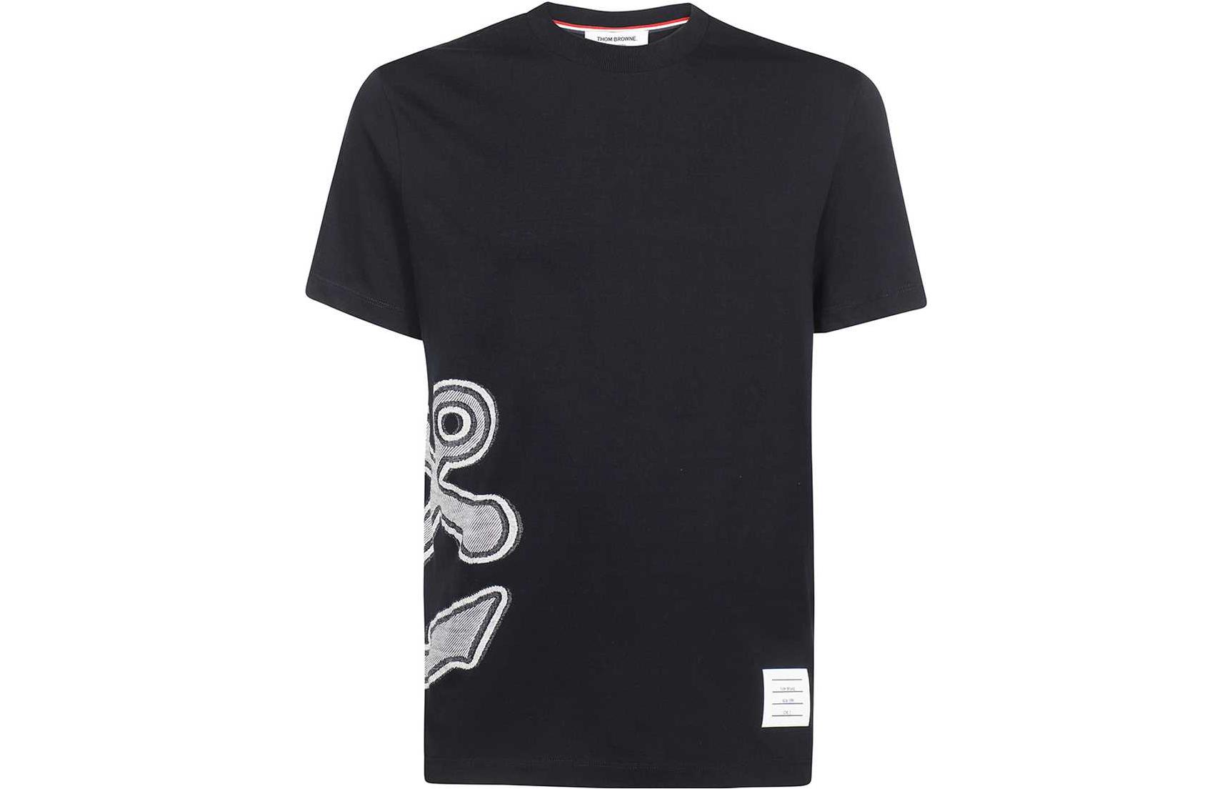 THOM BROWNE Футболка мужская морская синяя
THOM BROWNE Футболка мужская морская синяя