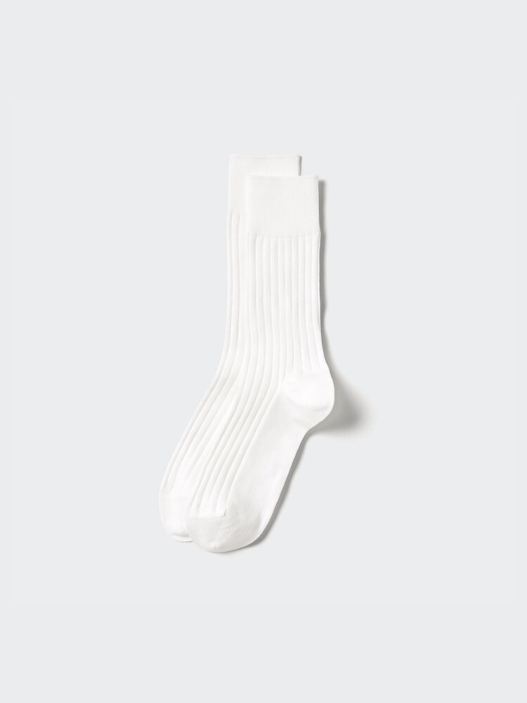 Носки из хлопка Supim Uniqlo, цвет 00 белый 
Носки из хлопка Supim Uniqlo, цвет 00 белый