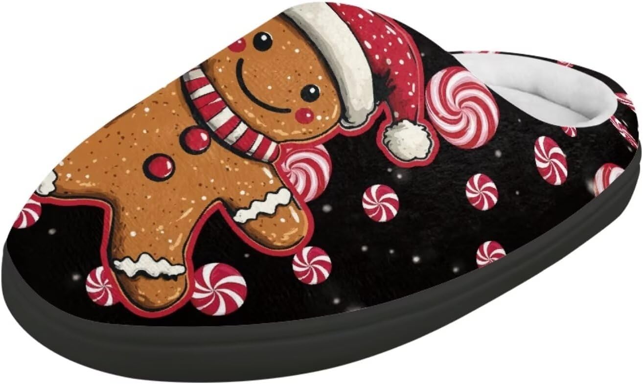 POLERO Милые тапочки для детей, девочек, зимние теплые домашние тапочки, детские тапочки для мальчиков, Xmas Gingerbread Man
POLERO Милые тапочки для детей, девочек, зимние теплые домашние тапочки, детские тапочки для мальчиков, Xmas Gingerbread Man
