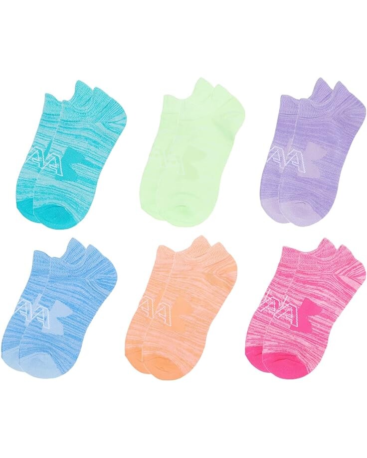Носки Under Armour Essential 2.0 No Show Socks 6-Pair, цвет Electro Pink/Electro Tangerine/Electro Pink
Носки Under Armour Essential 2.0 No Show Socks 6-Pair, цвет Electro Pink/Electro Tangerine/Electro Pink