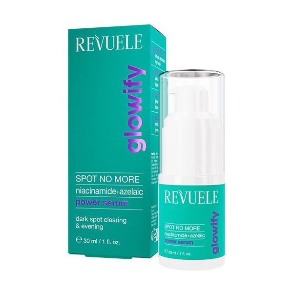 Сыворотка для лица против темных пятен REVUELE Niacinamide+Azelaic, 30 мл
Сыворотка для лица против темных пятен REVUELE Niacinamide+Azelaic, 30 мл