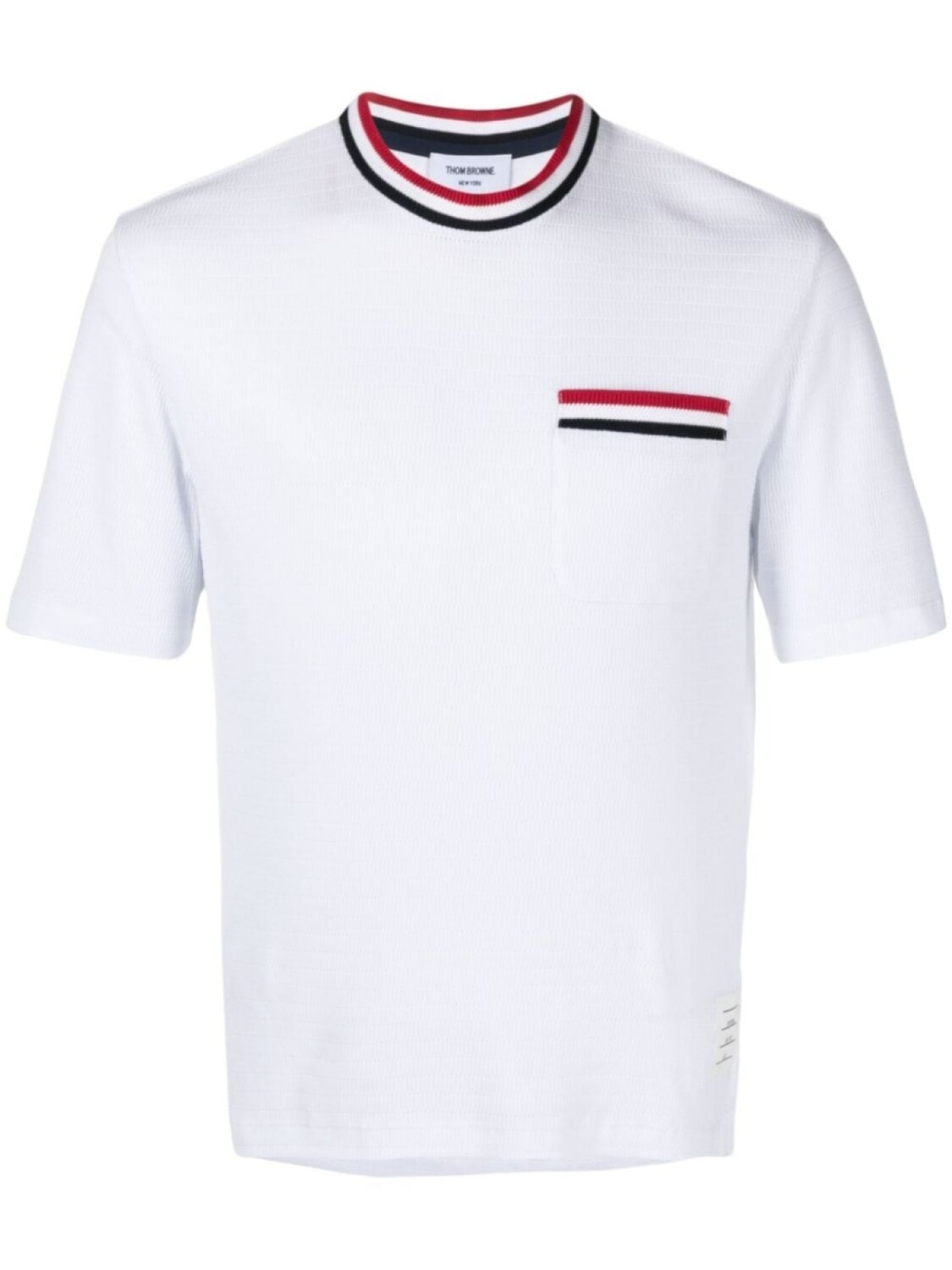 Thom Browne футболка с полосками RWB, белый
Thom Browne футболка с полосками RWB, белый