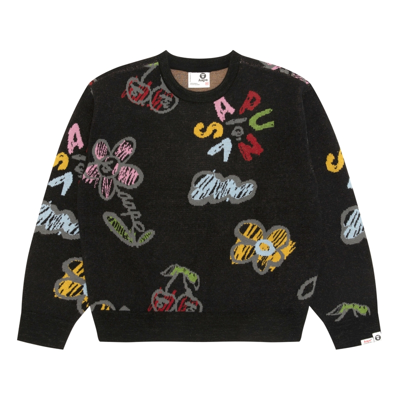 Bathing Ape джемпер с принтом Aape, черный
Bathing Ape джемпер с принтом Aape, черный