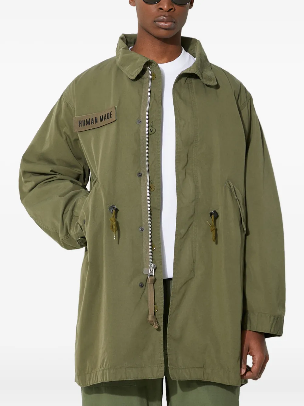 Парка с завязками на шнурке и нашивкой-логотипом Human Made, зеленый
Парка с завязками на шнурке и нашивкой-логотипом Human Made, зеленый