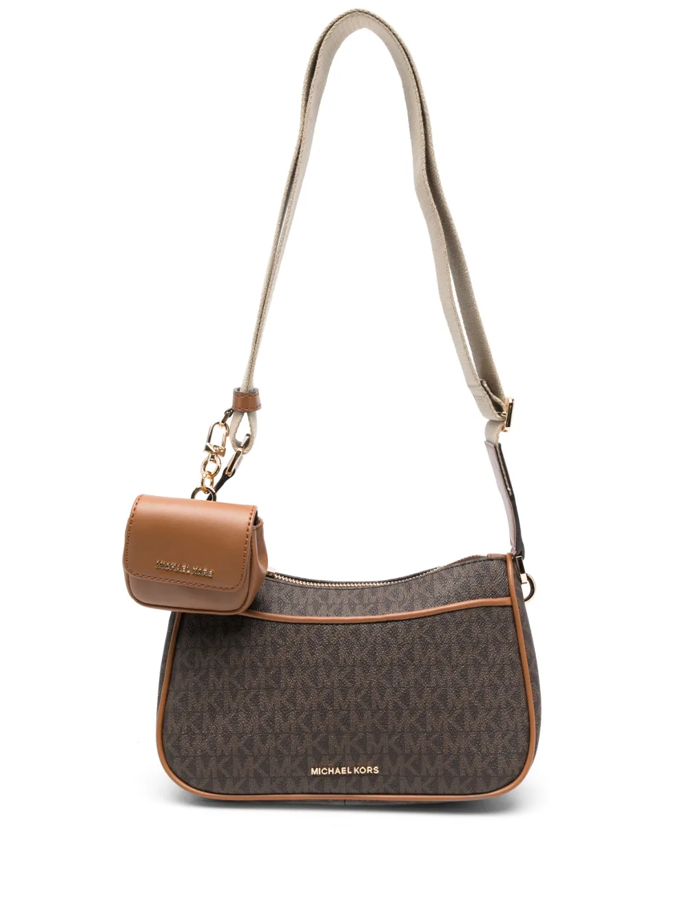 Сумка через плечо с монограммой Michael Michael Kors, коричневый
Сумка через плечо с монограммой Michael Michael Kors, коричневый