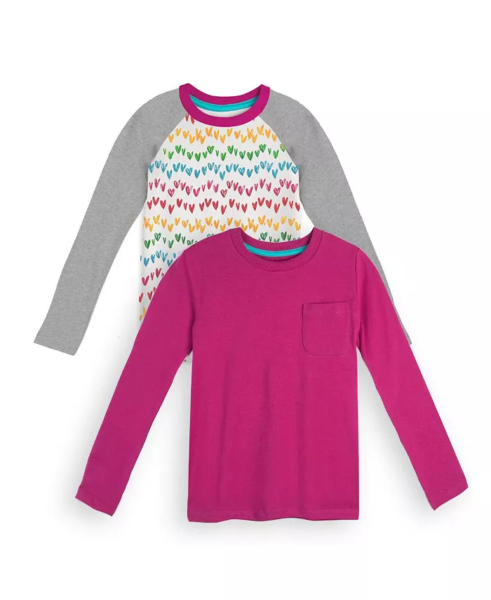 Детские футболки с длинным рукавом из органического хлопка Fair Trade, набор из 2 штук Mightly, мультиколор
Детские футболки с длинным рукавом из органического хлопка Fair Trade, набор из 2 штук Mightly, мультиколор