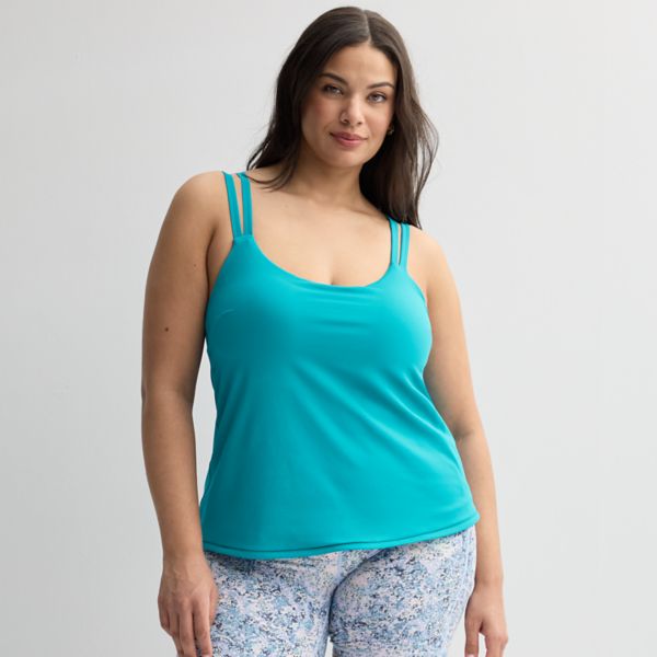 Топ-бюстгальтер с ультраэластичными бретельками больших размеров Tek Gear, цвет keilani aqua
Топ-бюстгальтер с ультраэластичными бретельками больших размеров Tek Gear, цвет keilani aqua