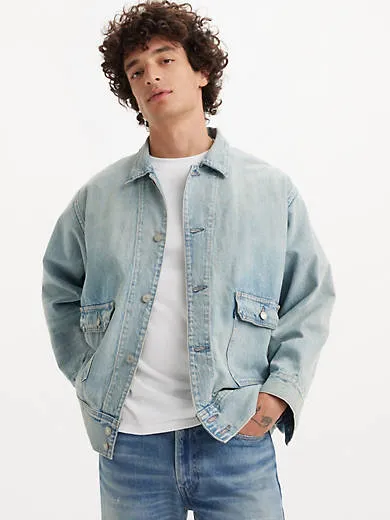 Мужская японская джинсовая куртка дальнобойщика Levi’s Levi's, цвет Crest - Medium Wash
Мужская японская джинсовая куртка дальнобойщика Levi’s Levi's, цвет Crest - Medium Wash