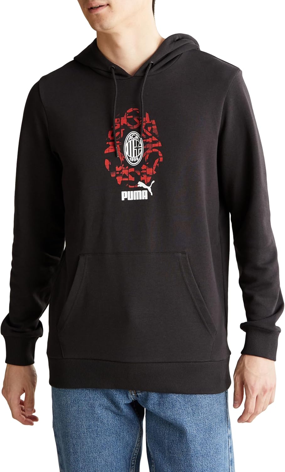 Мужская футбольная толстовка PUMA 777677 европейского клубного футбола ACM Culture, черный/красный
Мужская футбольная толстовка PUMA 777677 европейского клубного футбола ACM Culture, черный/красный