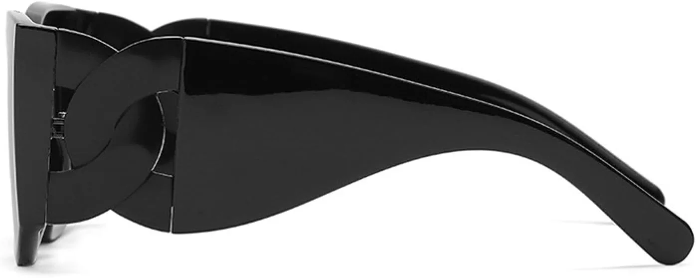 Роскошные солнцезащитные очки большого размера для женщин и мужчин в винтажном панк-стиле, элегантные, с крупной оправой и витой цепочкой TYUVIVO, Black Gray
Роскошные солнцезащитные очки большого размера для женщин и мужчин в винтажном панк-стиле, элегантные, с крупной оправой и витой цепочкой TYUVIVO, Black Gray