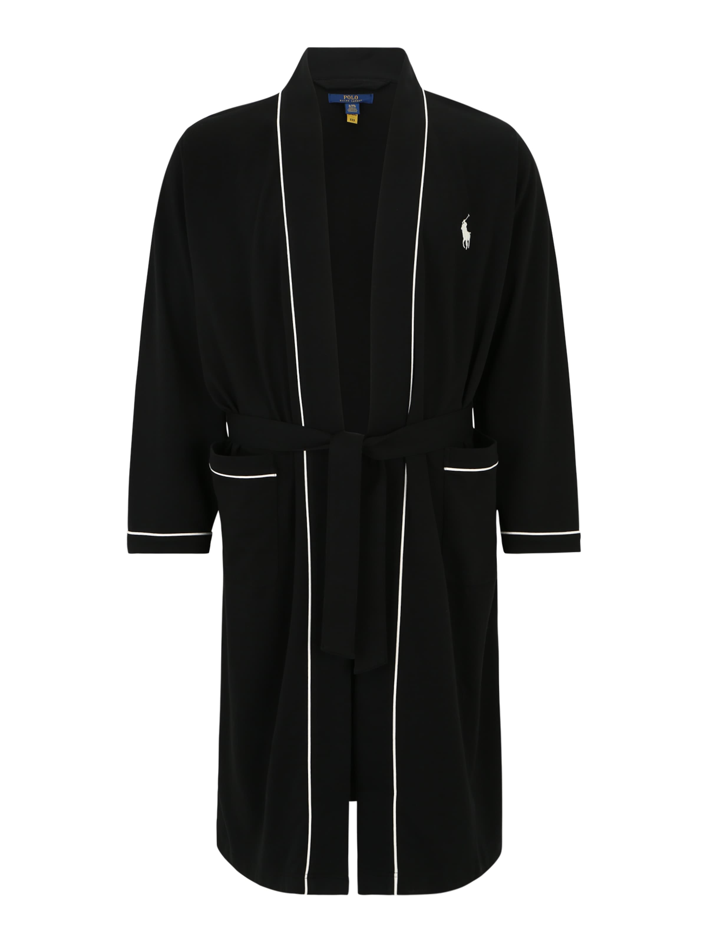 Polo Ralph Lauren Длинный банный халат в черном цвете
Polo Ralph Lauren Длинный банный халат в черном цвете