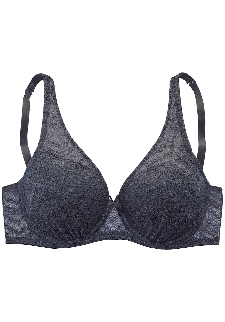 Бюстгальтер-футболка LASCANA, темно-синий
Бюстгальтер-футболка LASCANA, темно-синий