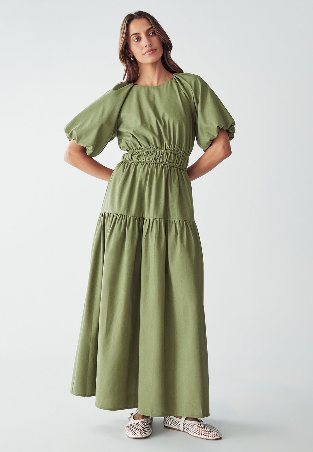 Платье макси AISSA WILLA, зеленый
Платье макси AISSA WILLA, зеленый