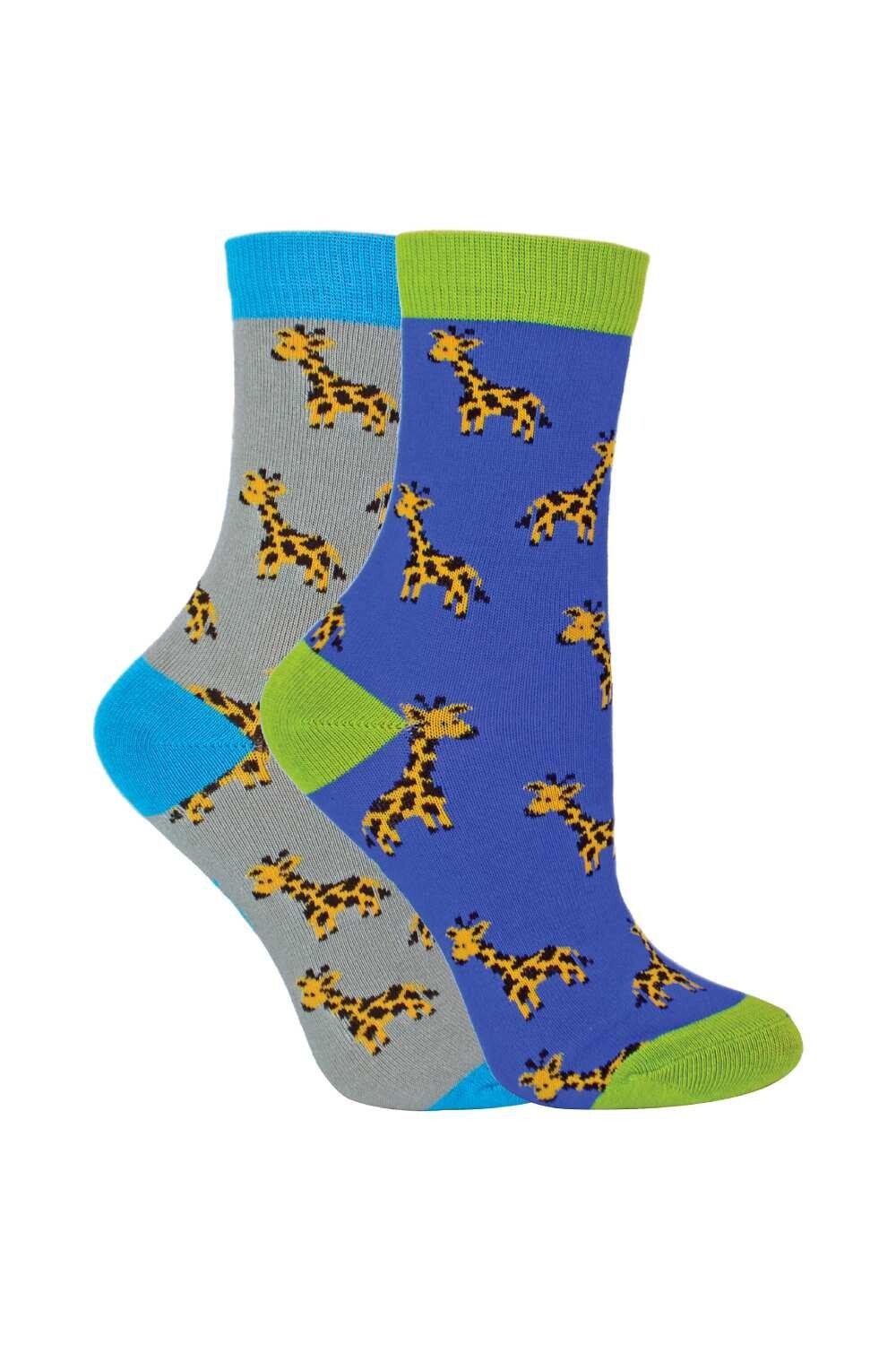 2 пары бамбуковых носков | Носки с рисунком, новинка, дизайн Miss Sparrow, фиолетовый 
2 пары бамбуковых носков | Носки с рисунком, новинка, дизайн Miss Sparrow, фиолетовый