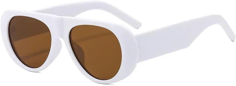 Популярные модные женские солнцезащитные очки-пилот в стиле ретро, голубые оттенки, защита от ультрафиолета UV400; модные мужские солнцезащитные очки с широкими дужками HYYZZC, White Tea
Популярные модные женские солнцезащитные очки-пилот в стиле ретро, голубые оттенки, защита от ультрафиолета UV400; модные мужские солнцезащитные очки с широкими дужками HYYZZC, White Tea