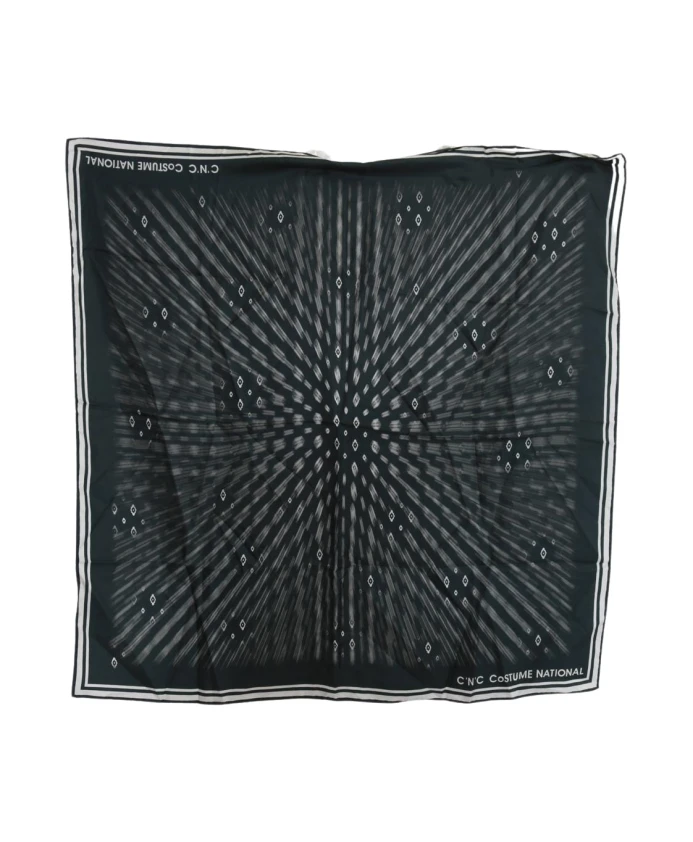 Шелковый шарф с принтом Costume National, синий
Шелковый шарф с принтом Costume National, синий