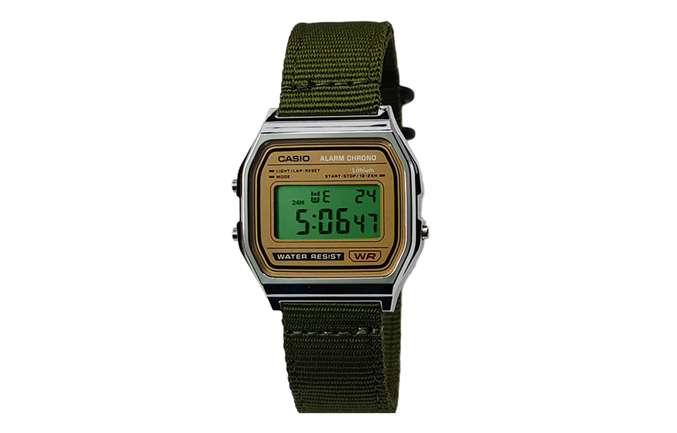 CASIO Мужские часы Retrofit Series с кварцевым механизмом и нейлоновым ремешком, черный циферблат
CASIO Мужские часы Retrofit Series с кварцевым механизмом и нейлоновым ремешком, черный циферблат