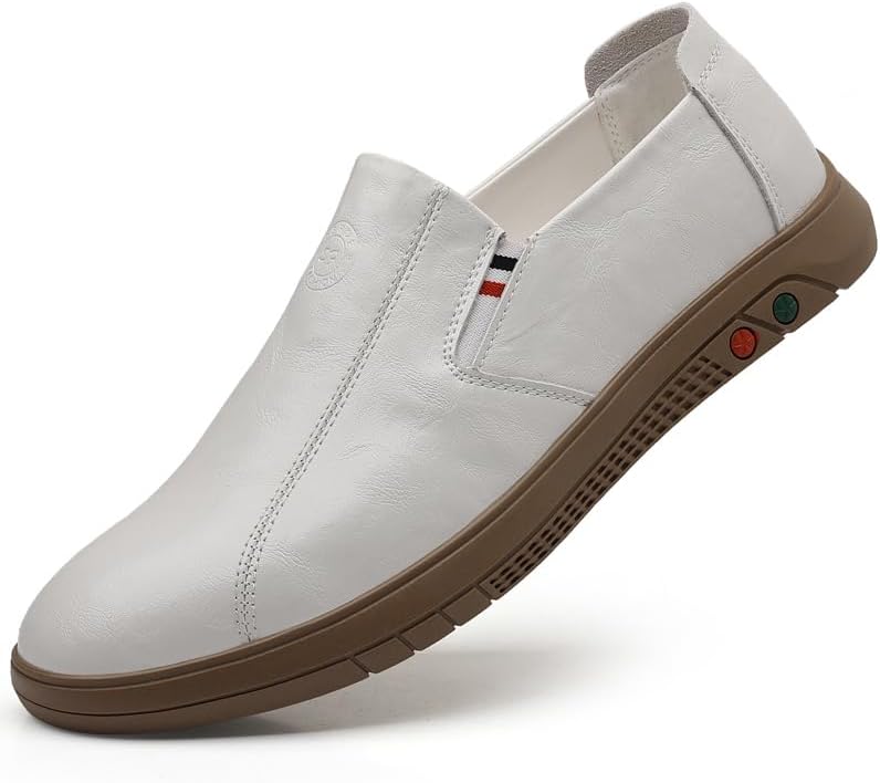 Мужские повседневные кожаные слипоны - черные, коричневые, белые и серые Sfwarmart
Мужские повседневные кожаные слипоны - черные, коричневые, белые и серые Sfwarmart