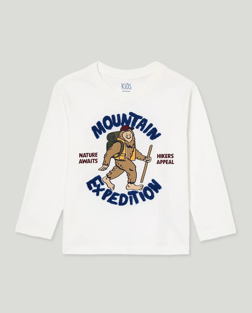 Детская футболка с длинным рукавом и графическим принтом Kids El Corte Inglés, белый
Детская футболка с длинным рукавом и графическим принтом Kids El Corte Inglés, белый