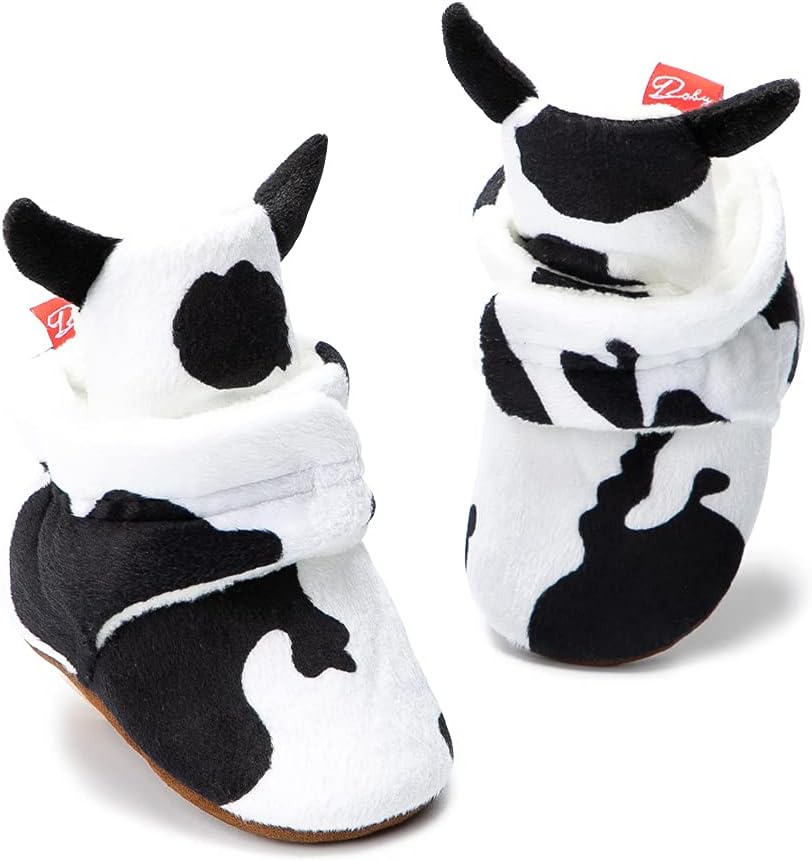 Ohsofy Новые детские хлопковые пинетки, держатся на ножках, зимние теплые мягкие обувь, нескользящие ботиночки для малышей, тапочки для кроватки, K-Cow
Ohsofy Новые детские хлопковые пинетки, держатся на ножках, зимние теплые мягкие обувь, нескользящие ботиночки для малышей, тапочки для кроватки, K-Cow
