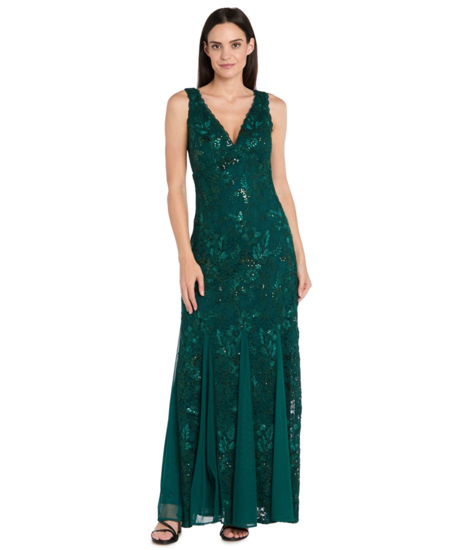 Небольшое вечернее платье с пайетками и клиньями R & M Richards, Evergreen
Небольшое вечернее платье с пайетками и клиньями R & M Richards, Evergreen