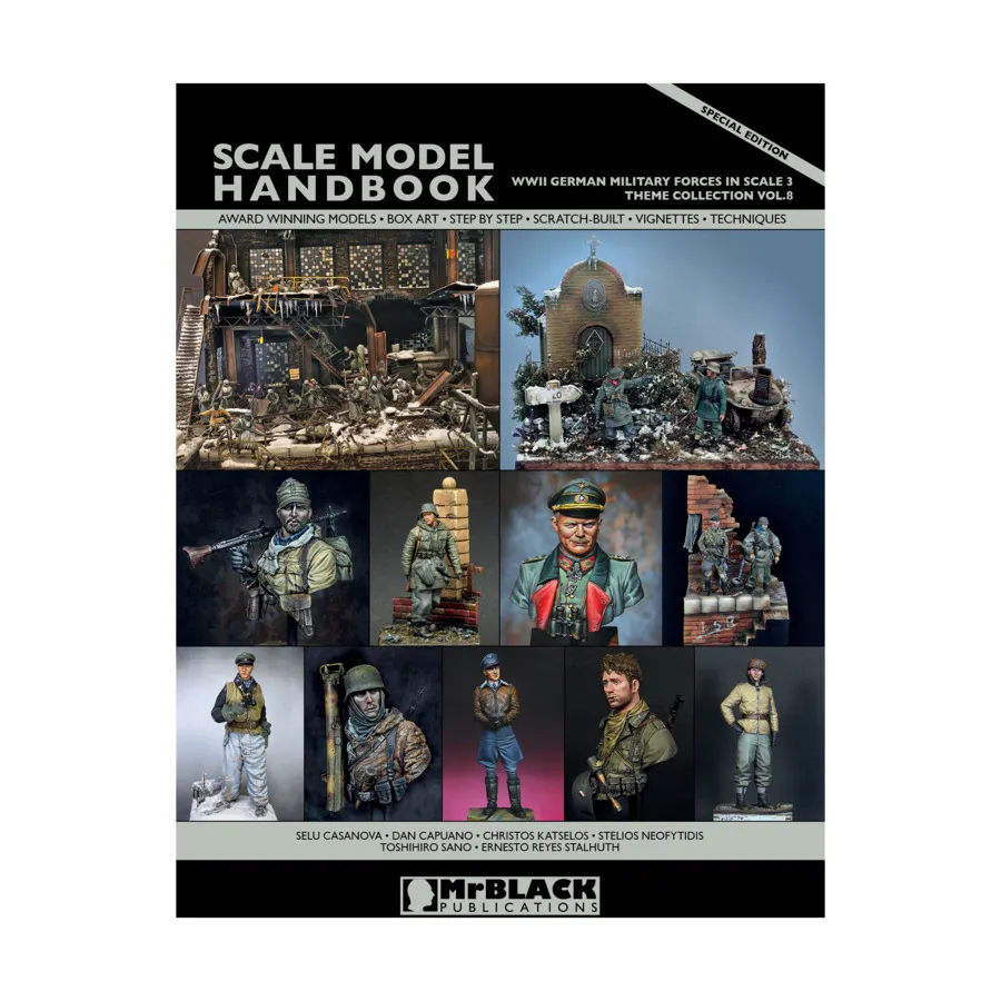Коллекция тем Vol. 8. Немецкие вооруженные силы времен Второй мировой войны в масштабе 3., Scale Model Handbook - Theme Collections