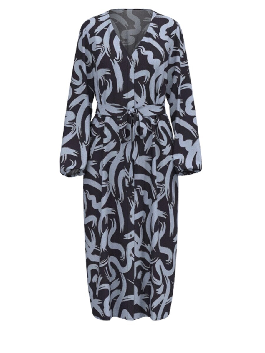 Платье рубашка PIECES Shirt Dress MERITA, цвет smoke blue/dark blue 
Платье рубашка PIECES Shirt Dress MERITA, цвет smoke blue/dark blue