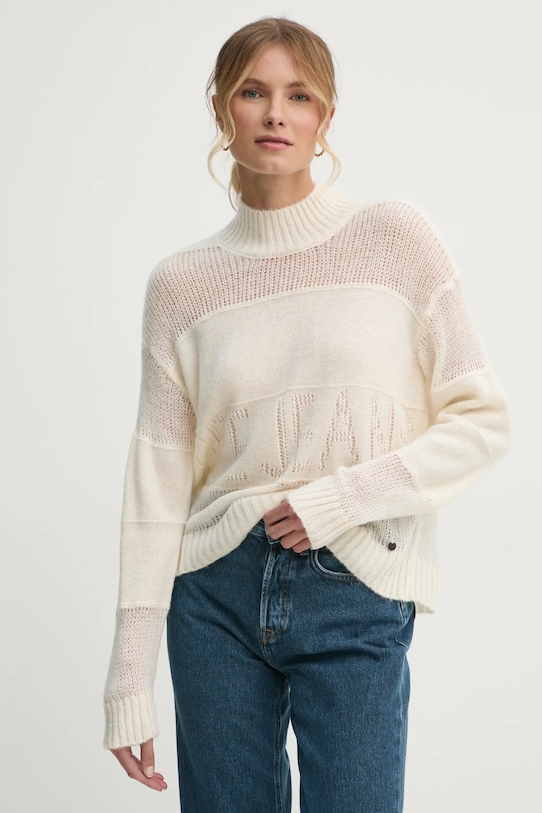 Свитер с добавлением шерсти NAOMI Pepe Jeans, бежевый
Свитер с добавлением шерсти NAOMI Pepe Jeans, бежевый