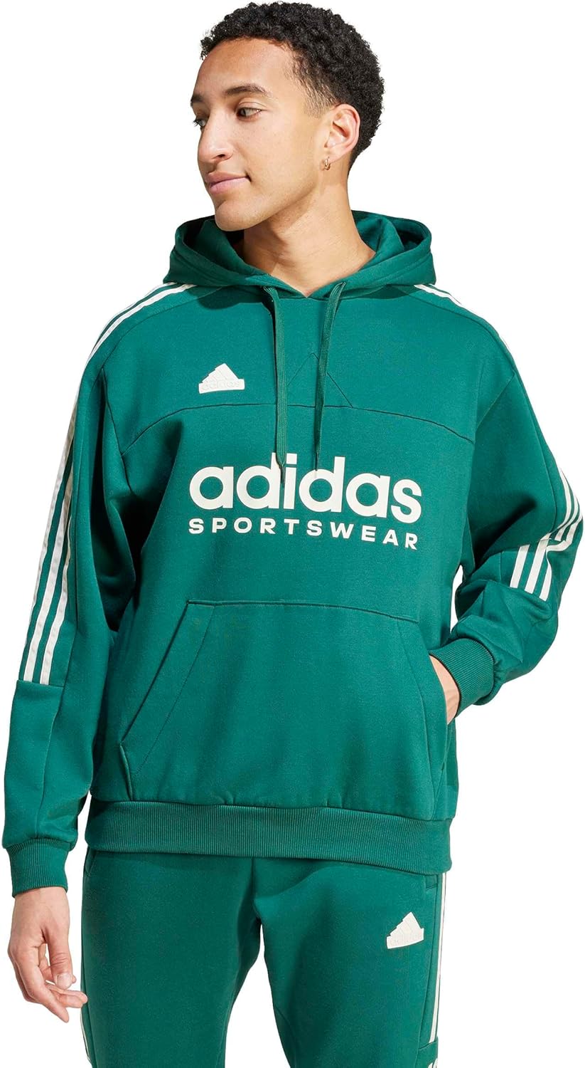 Мужская толстовка с капюшоном Tyro на флисовой подкладке, модель JSO38 Adidas
Мужская толстовка с капюшоном Tyro на флисовой подкладке, модель JSO38 Adidas